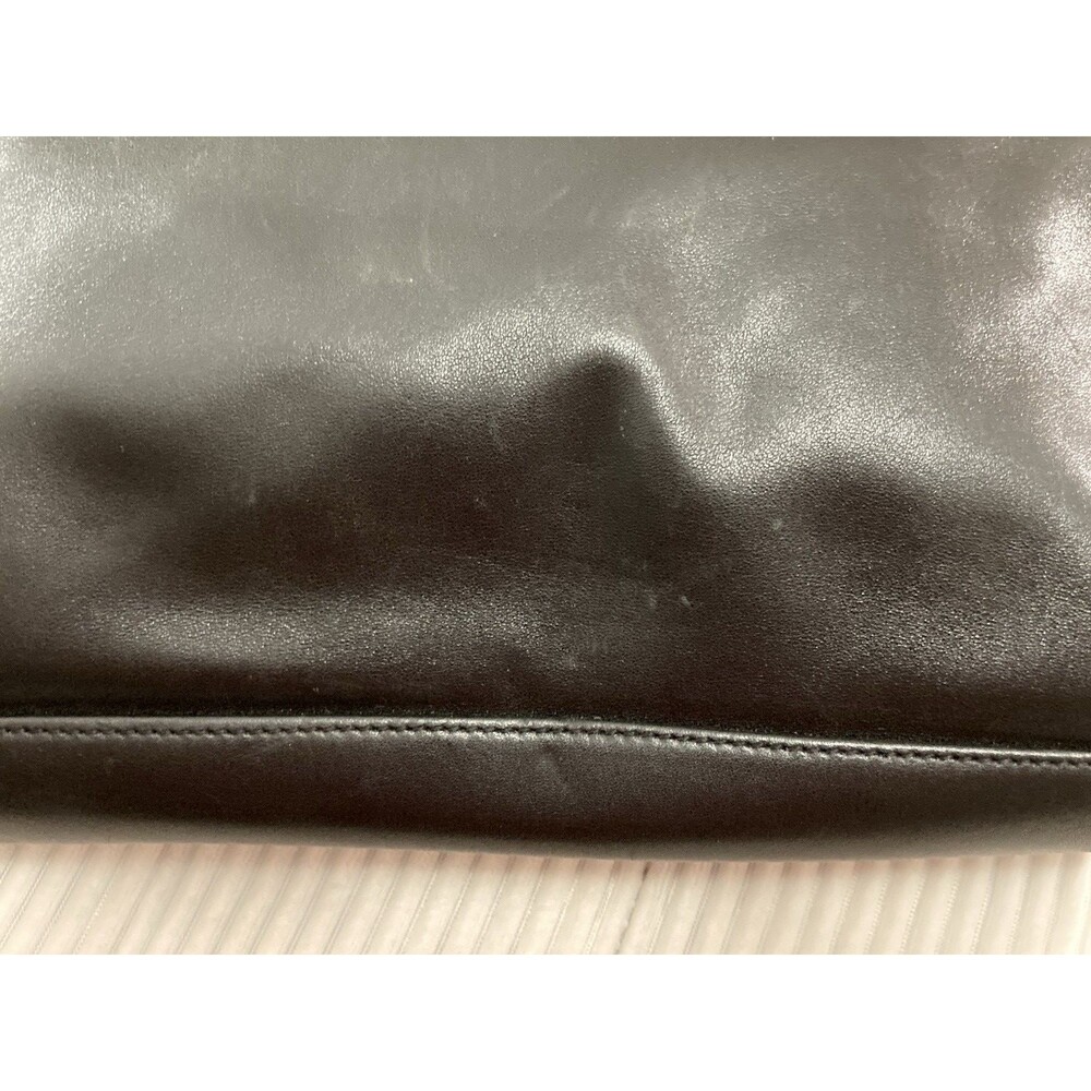 TUMI Black Leather Briefcase 15” Laptop Business Travel Work Bag - Picture 10 of 16